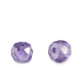 Zirkonia kralen Disc 2x3mm Dark purple